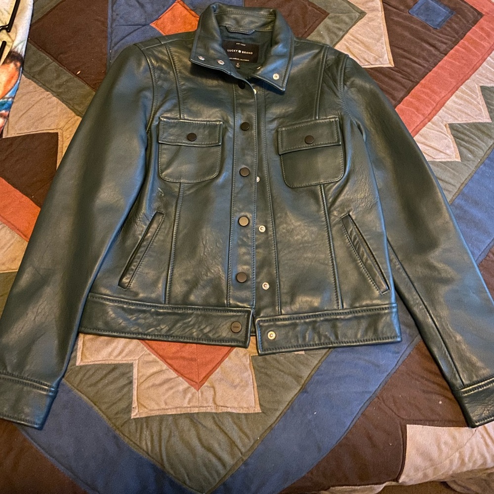 Leather jacket